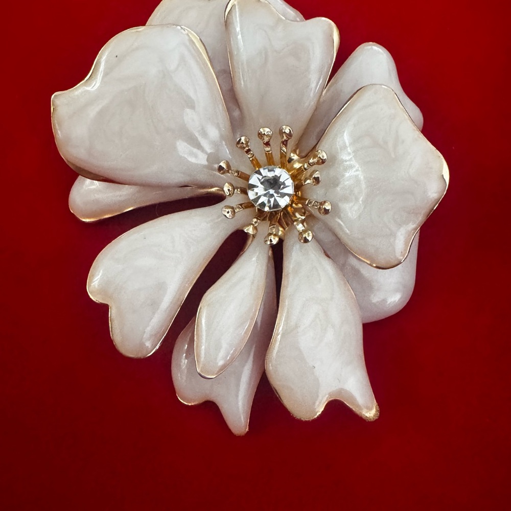 Large Flower Earrings Statement Piece #Oldmoney S… - image 7